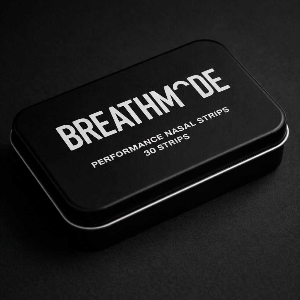 The BREATHMODE premium, reusable nasal strips tins 